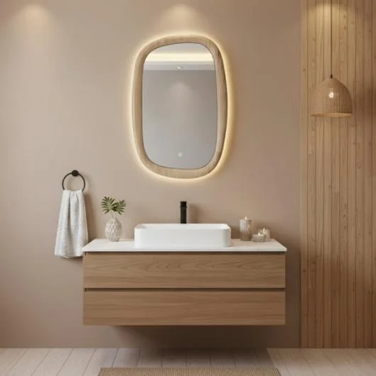 Wooden LED Mirrors