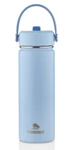 550ml Stainless Steel Sports Bottle with Straw Lid