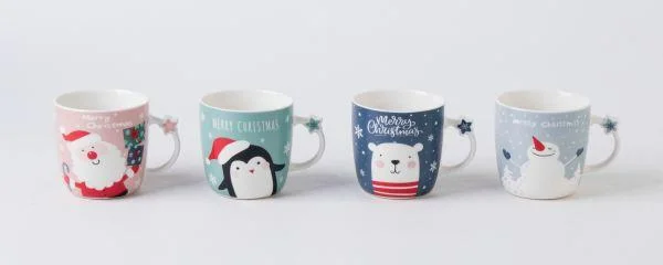 New Bone China Christmas Mug