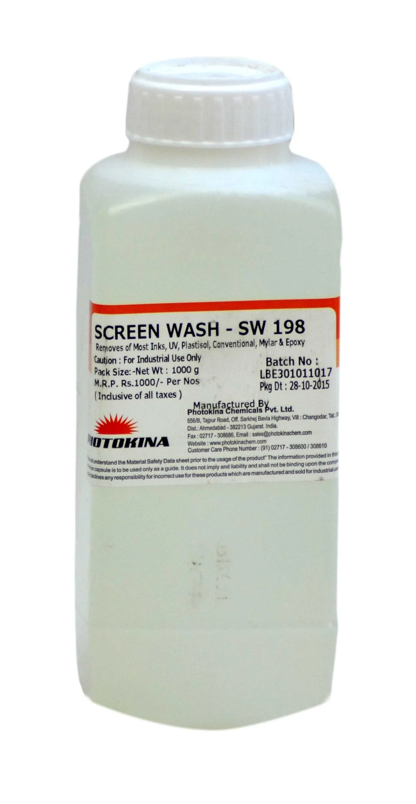 SW198 Screen Wash