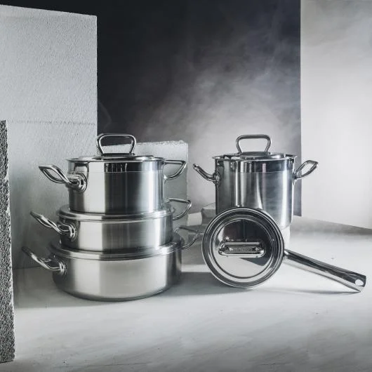 Colección de Utensilios de Cocina de Acero Inoxidable Profesional Barazzoni