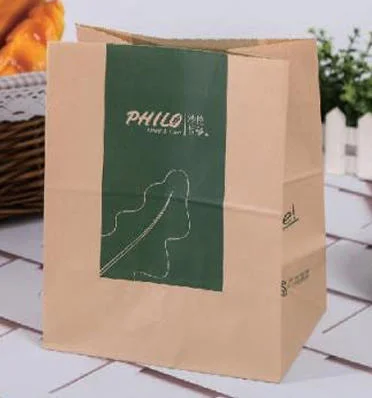 Flat bottom paper bags