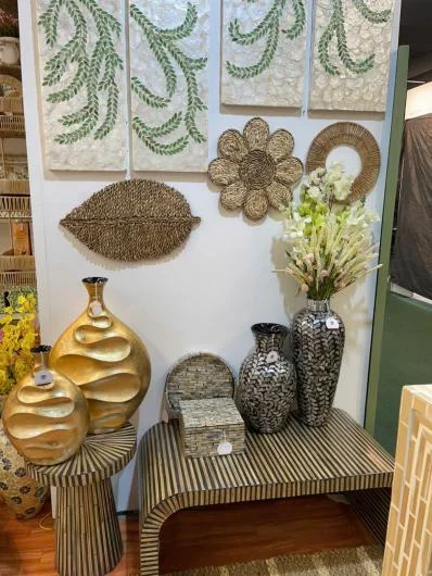 Natural Material Wall Mirror
