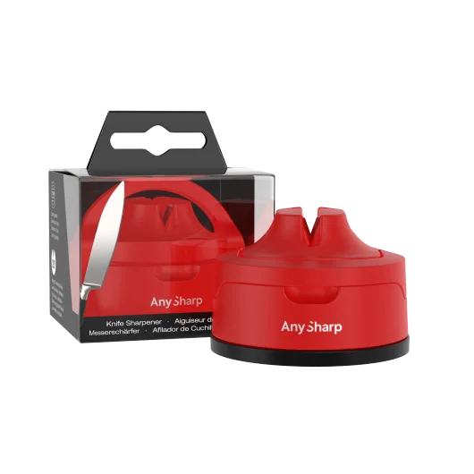 AnySharp Evo Red Hands-Free Knife Sharpener