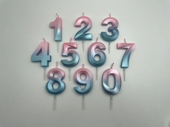 Metallic Number Candles