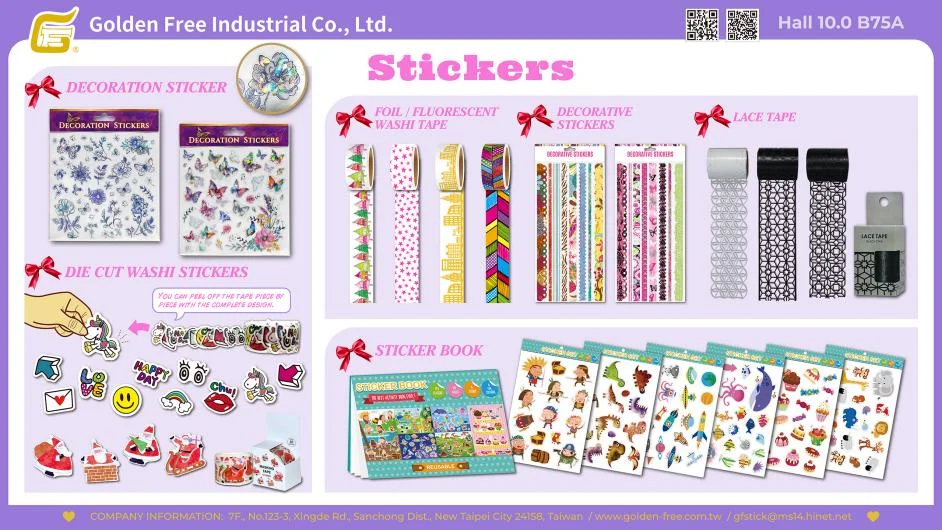 Decorative Sticker Sheets