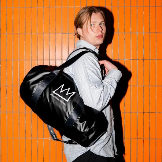 LOQI x Basquiat Metallic Travel Bags