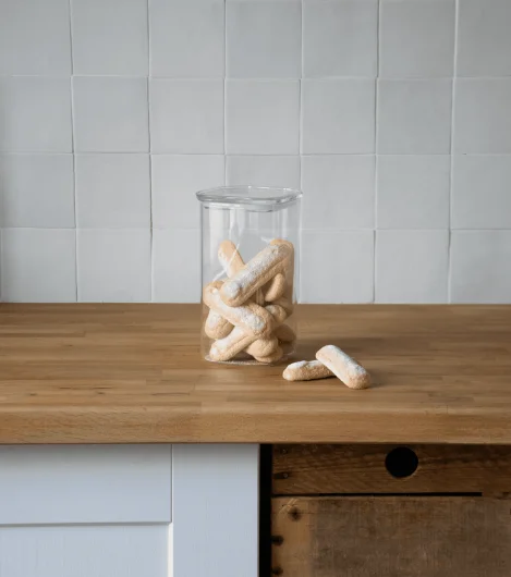 Square Glass Food Storage Canisters