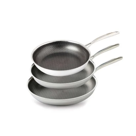Henssler's Stainless Steel Honeycomb Pans