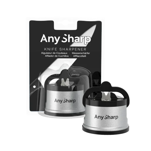 AnySharp Premium Silver Knife Sharpener