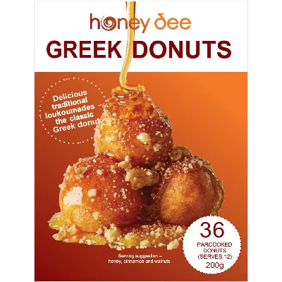 Palline di donut greche precotte