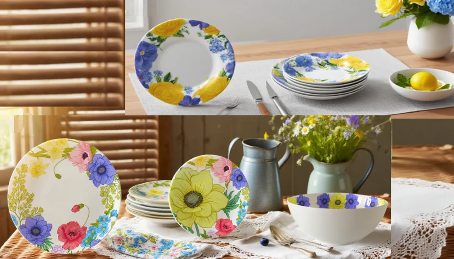 Opal Glass with Decal