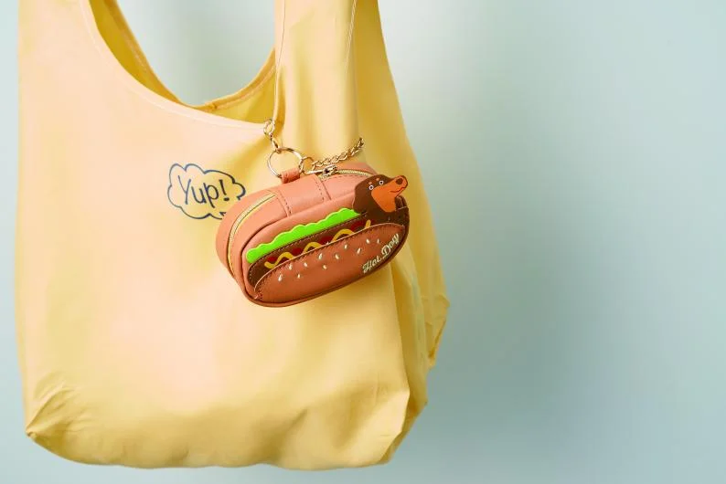 Eco Bag with Hot Dog Shaped Pouch