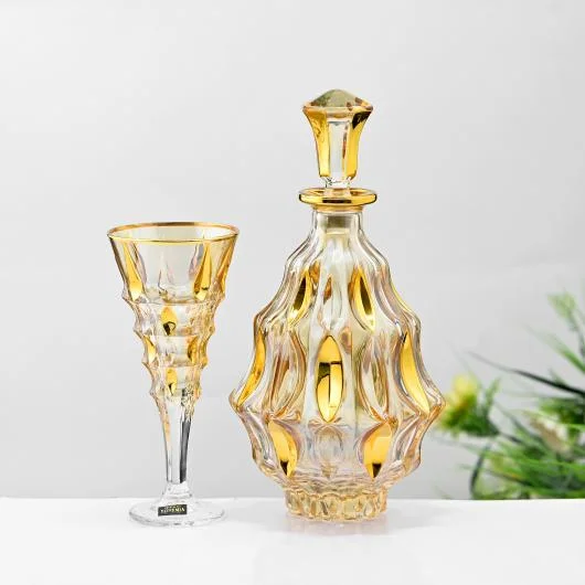 Decorated Stemware Set