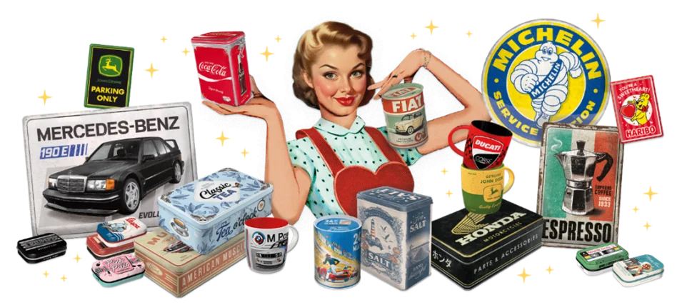 Tin Signs and Metal Cards