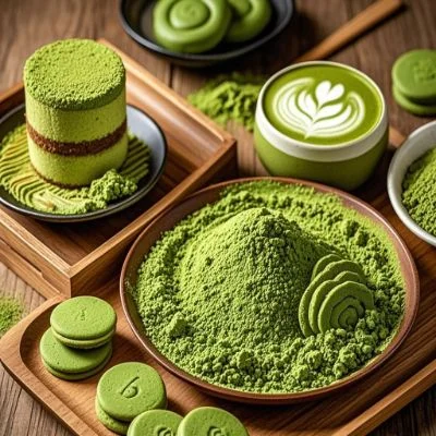 Matcha-Tee und koffeinfreier Tee