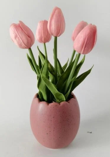 Tulip in Ceramic Vase