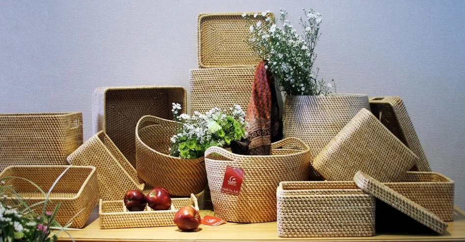 Rattan Storage Baskets