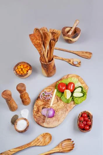 Olive Wood Spoons for Culinary Precision