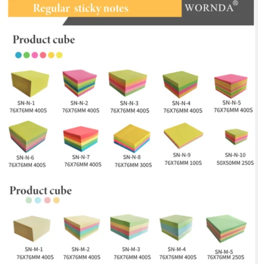 Self-Adhesive Sticky Notes