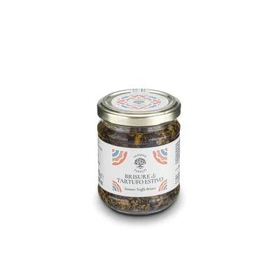 Vipande vidogo vya truffle ya kiangazi vilivyokatwa