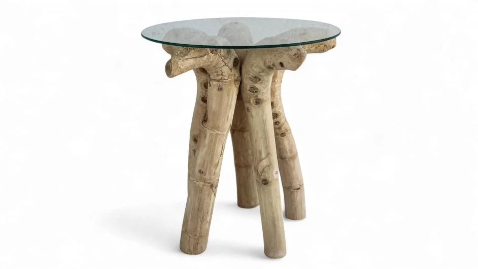Snaki Bamboo Side Table