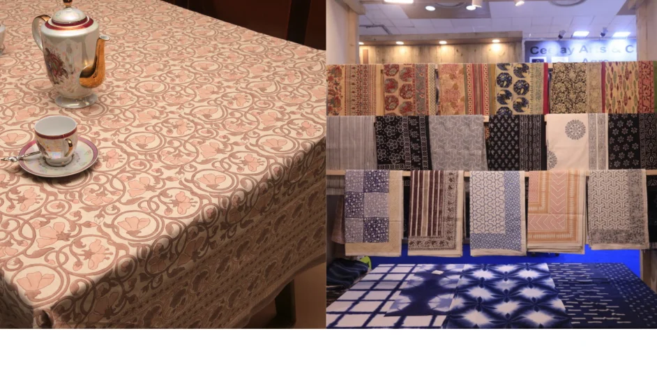 Block Printed Table Cloth