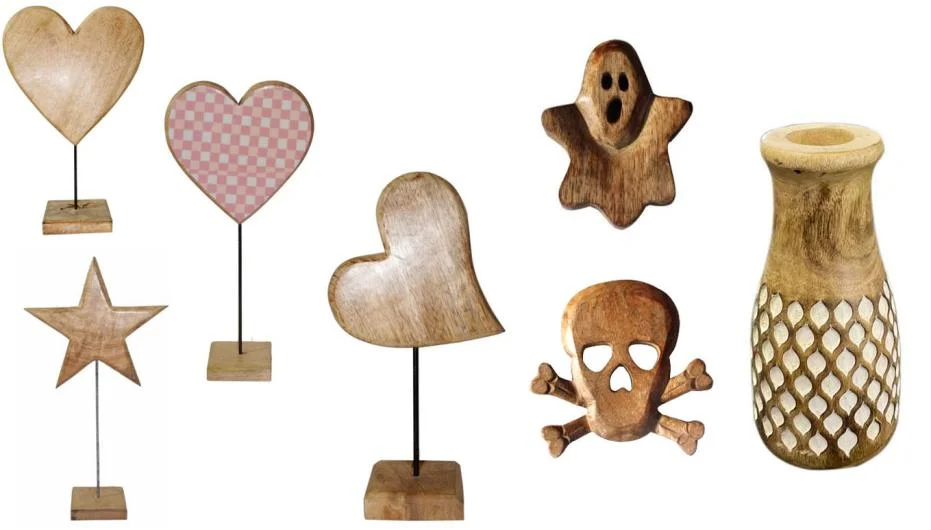 Mango Wood Christmas Decor