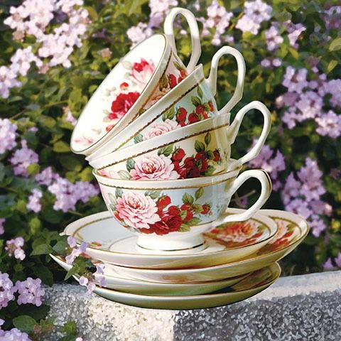 Rose Garden Cup and Saucer