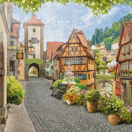 Aesthetic Canvas Non-Adhesive Wall Graphics Paper