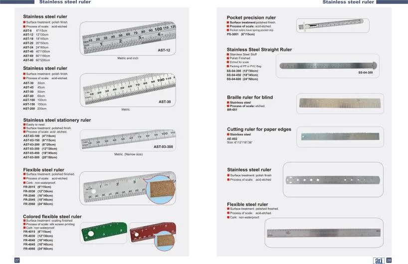 Stainless Steel Ruler