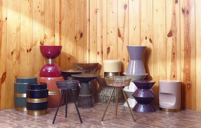 GMB Collection of Enamel Furniture