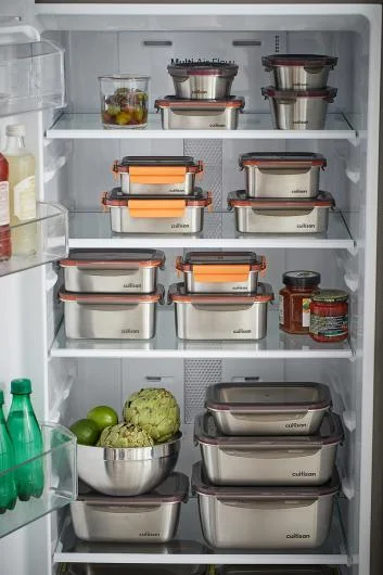 CUITISAN Airtight Stainless Steel Food Containers