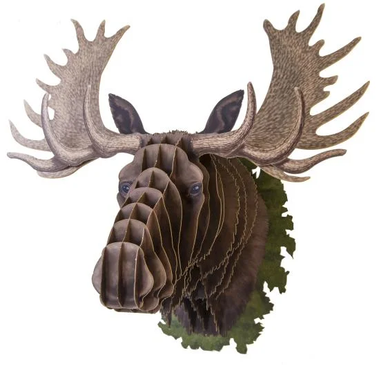 3D Animal Head Wall Decor