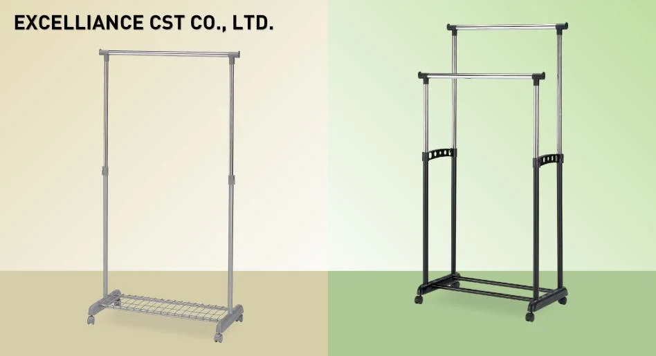 Chrome Plated Clothes Hanger Trolley