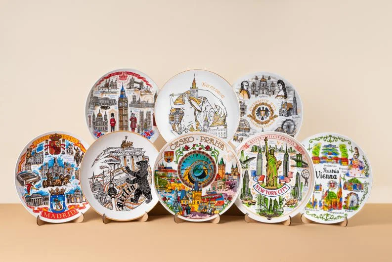 Souvenir Ceramic Plates