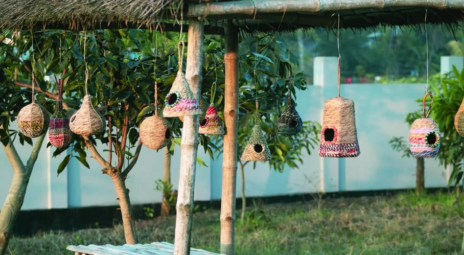 Casa per Uccelli Fatta a Mano Naturale