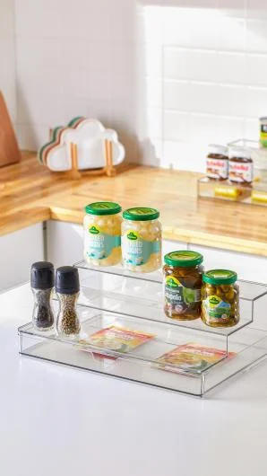 3-Tier Spice Rack with Drawer
