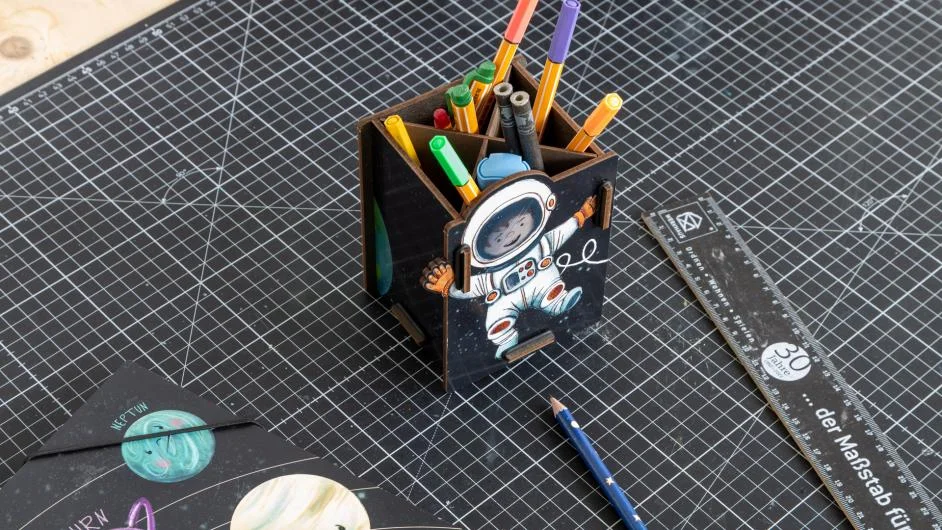 Astronaut Pencil Box