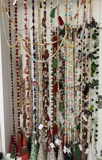 Wooden Bead and Wool Seasonal Garlands