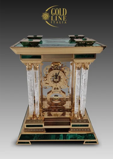 Luxury Malachite Clock