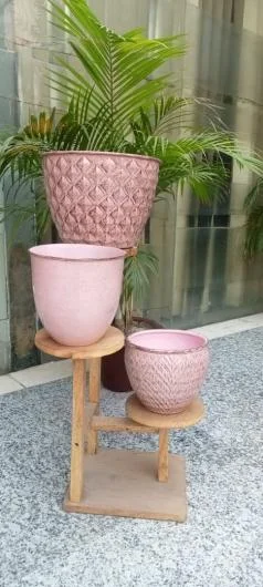 Iron Pot and Planters 1