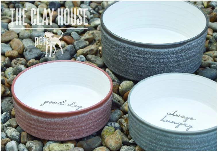 Perfect Pooch Stoneware Pet Bowls