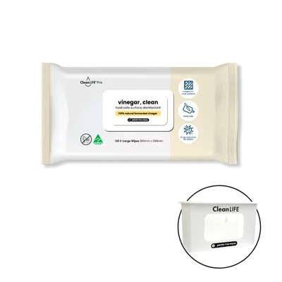 CleanLIFE Pro Essig-Tücher Softpack 120 Stk.