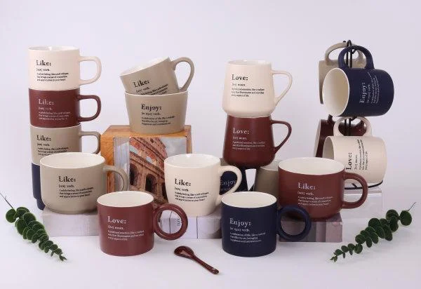 Coffee Color Ceramic Decal Set