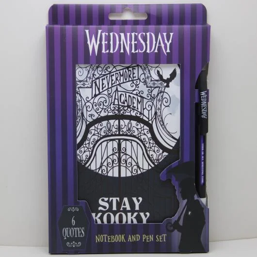 WD717560 Set Buku Nota dan Pen Wednesday