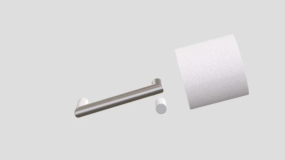 Wall-Mount Toilet Paper Roll Holder