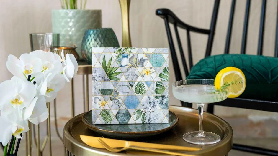 Printed Paper Design Napkins