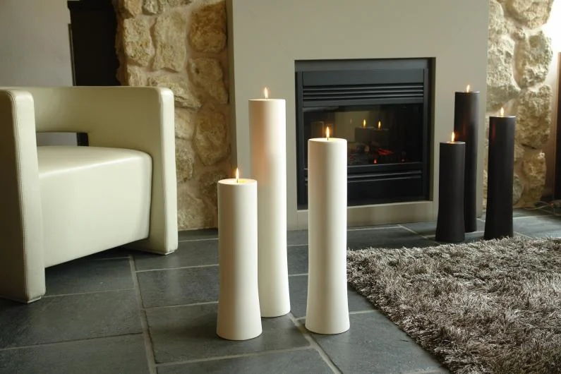 Portacandele in ceramica per l’arredamento della casa