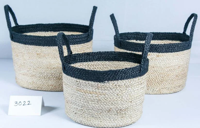 Bakul Penyimpanan Jute dan Rumput Laut